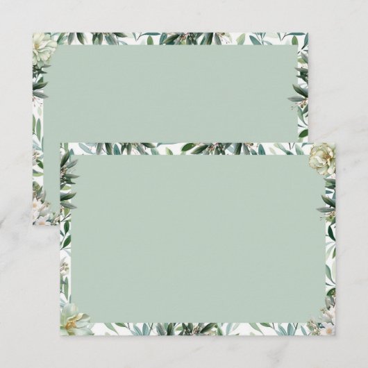 Olive You Blank Recept Kaart (Voorkant / Achterkant)