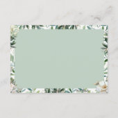 Olive You Blank Recept Kaart (Achterkant)