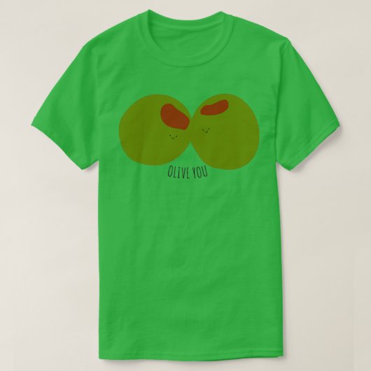 Olive You Classic T-shirt (Design voorkant)