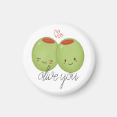 Olive You Cute Magnet (Voorkant)