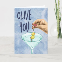 Olive You Dirty Martini Kaart