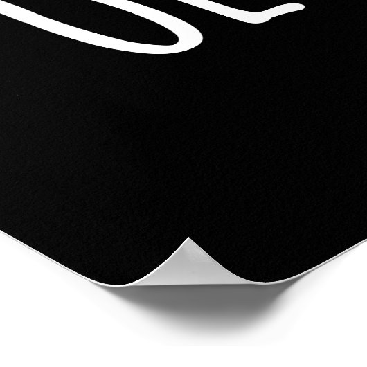 Olive You Funny Love Pun Dark BG Poster (Hoek)