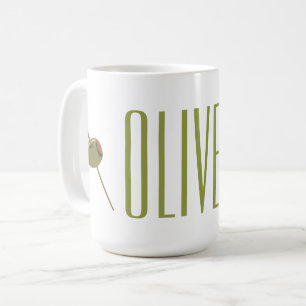 Olive You (Ik hou van je) Grappige romantische Val Koffiemok