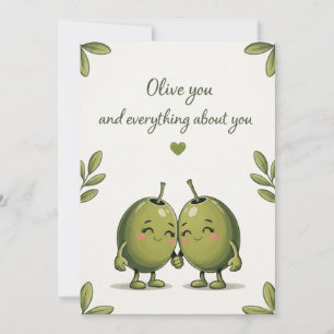 Olive You Kaart