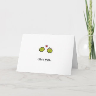 Olive You Kaart