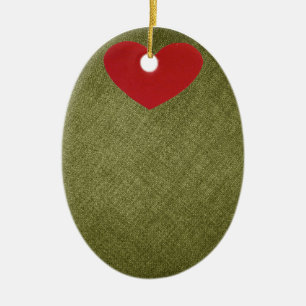 Olive You Kerstversiering Keramisch Ornament