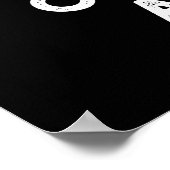 Olive You Latte Funny Food Pun Dark BG Poster (Hoek)