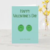 Olive You More Valentijnsdag Kaart (Gele Bloem)
