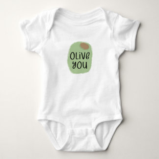 Olive You Pun Romper