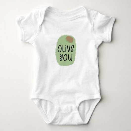 Olive You Pun Romper (Voorkant)