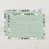 Olive You Recept Kaart (Voorkant / Achterkant)