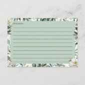 Olive You Recept Kaart (Achterkant)