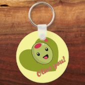 Olive You Sleutelhanger (Voorkant)