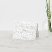 Olive You Small, 4" x 5,6" gevouwen Note Kaart (Achterkant)