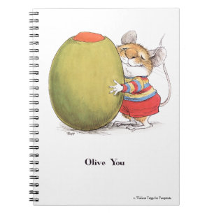 Olive You Spiral notebook Notitieboek