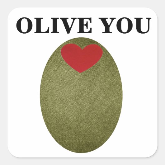 Olive You Stickers (Voorkant)