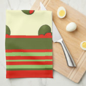 Olive You Tea Towel Theedoek (Quarter Fold)