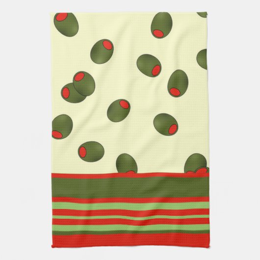 Olive You Tea Towel Theedoek (Verticaal)