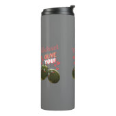 Olive You Twee Olijven Harten Thermosbeker (Gedraaid links)