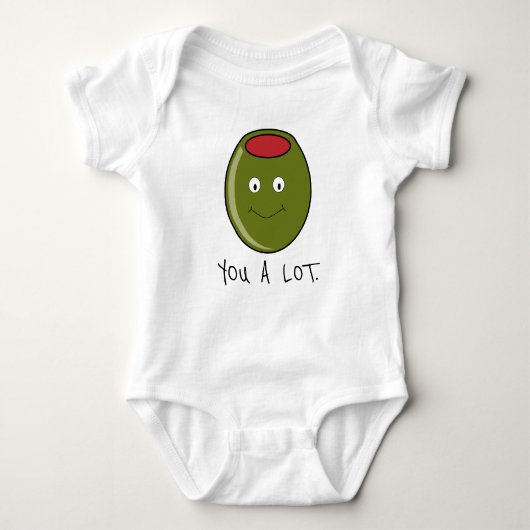 Olive You veel uit één stuk Baby T-shirt (Voorkant)