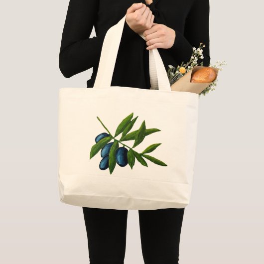 Oliven Grote Tote Bag (Voorkant (product))