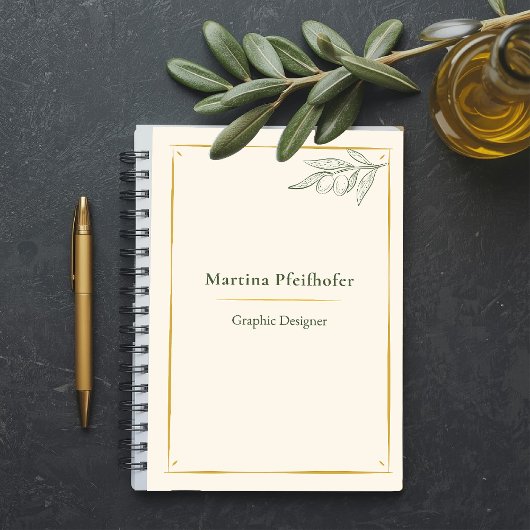 "Olivenzweig elegant"  Planner