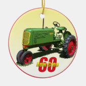 Oliver 60 Row Crop Keramisch Ornament (Voorkant)