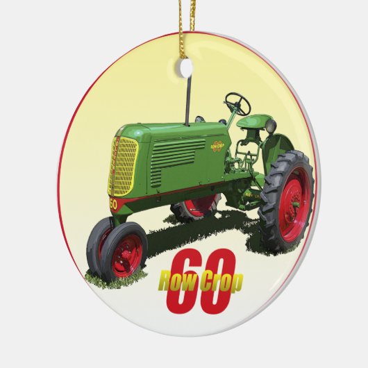 Oliver 60 Row Crop Keramisch Ornament (Links)