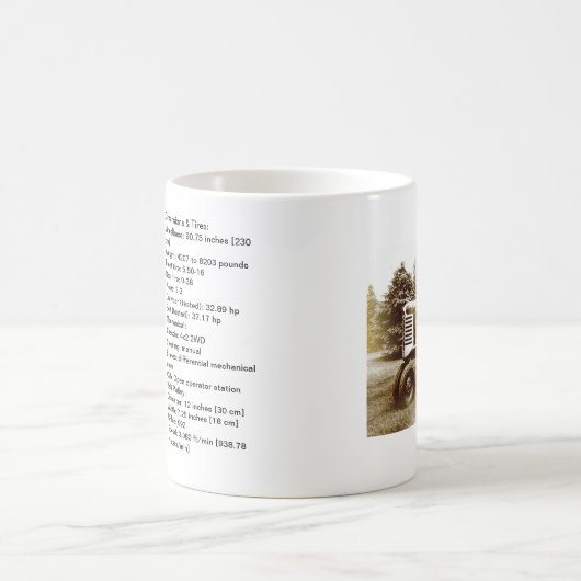 Oliver 77 Mok met specificaties (Center)