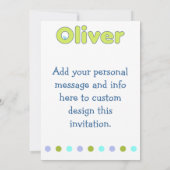 Oliver Baby Fles Kaart (Achterkant)