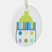 Oliver Baby Fles Keramisch Ornament (Rechts)