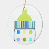 Oliver Baby Fles Keramisch Ornament (Links)