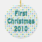 Oliver Baby Fles Keramisch Ornament (Achterkant)