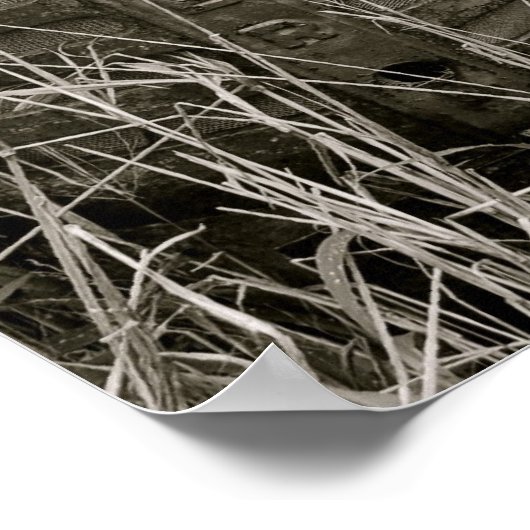 Oliver Boerderij Tractor Poster (Hoek)