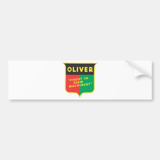 Oliver Bumpersticker (Voorkant)