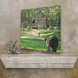 Oliver Cabin Beer Canvas Print