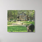Oliver Cabin Beer Canvas Print (Voorkant)