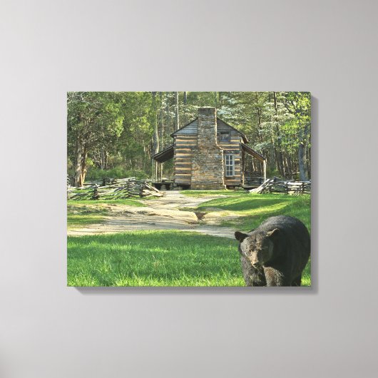 Oliver Cabin Beer Canvas Print (Voorkant)