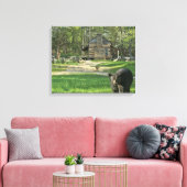 Oliver Cabin Beer Canvas Print (Insitu (Woonkamer))