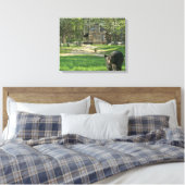 Oliver Cabin Beer Canvas Print (Insitu (Slaapkamer))