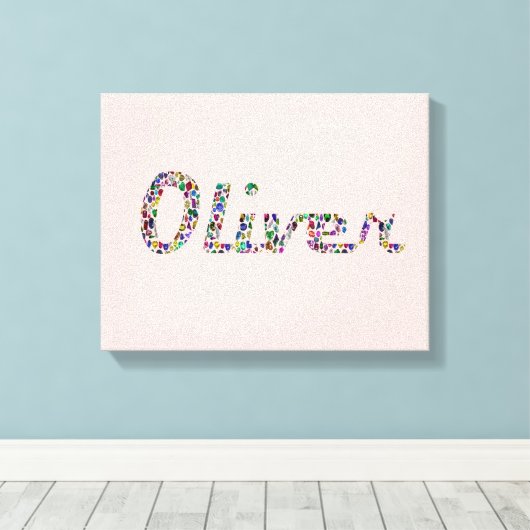 Oliver Canvas Afdruk (Insitu (Houten vloer))