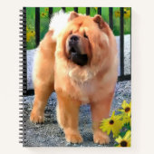 OLIVER Chow Chow 8 1/2x11 spiraal notitieboek (Voorkant)