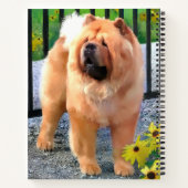 OLIVER Chow Chow 8 1/2x11 spiraal notitieboek (Achterkant)