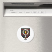 Oliver Clan Crest Badge Tartan Magneet (Insitu (Vaatwasser))