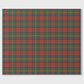 Oliver Clan Red Tartan Cadeaupapier (Vlak)