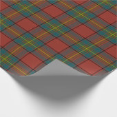 Oliver Clan Red Tartan Cadeaupapier (Hoek)