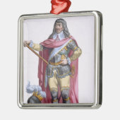 Oliver Cromwell (1599-1658) 1780 (gekleurd) Metalen Ornament (Links)