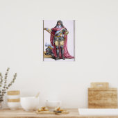 Oliver Cromwell (1599-1658) 1780 (gekleurd) Poster (Keuken)