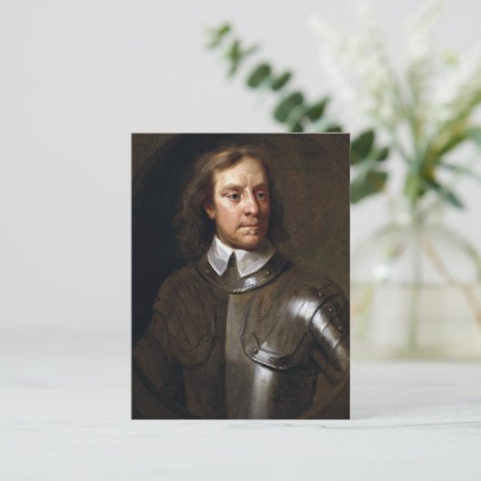 Oliver Cromwell Briefkaart (Staand voorkant)