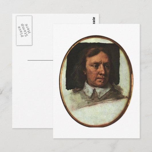 Oliver Cromwell Briefkaart (Voorkant / Achterkant)